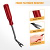 GOOACC 6PCS Auto Trim Removal Tool Kit No-Scratch Tool Kit for Car Audio Dash Window Molding Fastener Remover Tool Kit-Red