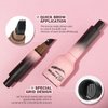 Brow-Fection, Liquid Eyebrow Brush, Beginner Brow-Fection Angled Brush & Dip, Waterproof Long Lasting Smudge Proof Brow Pencil with Square Brush and Dip for Eyebrows, Sideburns (#02 taupe)