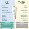 Natural Fluoride Free Toothpaste - Nano Hydroxyapatite, Remineralizing, Sensitive Teeth, Whitening & Zero Waste Tube - Dentist Recommended for Adult & Kids Oral Aloe Vera & Chamomile (Single, Aloe)