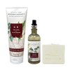 Bath & Body Works Aromatherapy Tea Tree + Peppermint Exfoliating Body Wash and Essential Oil Mist Bundle with a Natural Oats Bar Soap - Full Size