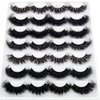 AMSDCN 14/16 Pairs Fluffy mix Lashes 10-25mm 3D Mink Lashes Long Thick Natural False Eyelashes Wholesale Lashes (SD12)