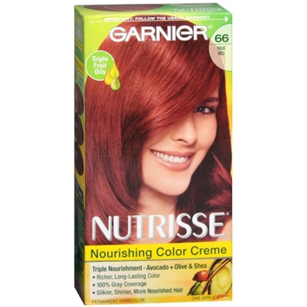 Garnier Nutrisse Nourishing Color Treatment, True Red 66