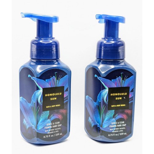 Generic Honolulu Sun Foaming Hand Soap Gentle w Natural Essential Oils Bath and Body 2 pack