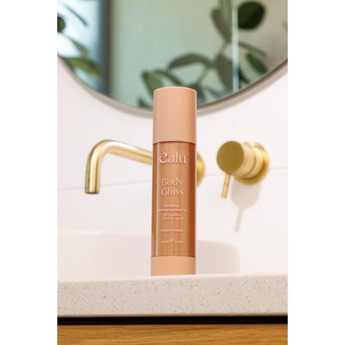 Body Gloss Hydrating Body Oil – 51% Squalane with Natural Oils, Skin-Firming and Radiance-Boosting, Jasmine & Coconut Scent, Vegan & Cruelty-Free by Ealu Moments