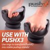 PushX3 Grip Strength Trainer Rings, Rock Climbing & Bouldering, Jujitsu Grip Strength, BJJ Trainer, Hand Grip, Forearm, Stress Relief, Convert PushX3 Pushup Equipment to Stable Pushup Stands