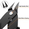 GlamorDove Hair Extension Pliers Keratin Bond Cutting Pliers Wire Flush Cutters Wire Clippers Nippers Hair Extension Tool with an Opening Spring Weft Extensions