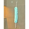 Long Stretch Back Sponge with Rope Handles Back Scrubber Bath Shower Mesh Sponge Exfoliating Body Scrub Stretch Braided Loofah for Men and Women(2-Pack,Green)