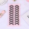 DSLONG 10 Pairs Manga Lashes Wet Look Lashes Effect Cat Eye Lashes Extension Spiky Mink Lashes Japanese Cosplay Styles Anime Fake Eyelashes Reusable