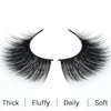 5 Pairs Fluffy Lashes Natural Look False Eyelashes Soft Thick 18Mm Fake Eyelashes Long Best Mink Lashes for Women