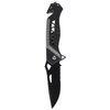 Smith & Wesson SW608BLS 8.5in High Carbon S.S. Folding Knife with 3.4in Serrated Drop Point Blade and Aluminum Handle for Tactical, Survival and EDC