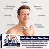 Men's All Natural Shaving Soap Bar - Moisturizing Rich Lather Handmade Barber Soap with Detoxifying Bentonite Clay, Soothing Shea Butter, Exfoliating Colloidal Oats - For Clean Shave, Reduces Redness