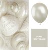 PartyWoo White Sand Balloons, 50 pcs 12 Inch Pearl White Sand Balloons, Boho White Balloons for Balloon Garland Balloon Arch as Party Decorations, Birthday Decorations, Wedding Decorations, White-Z41