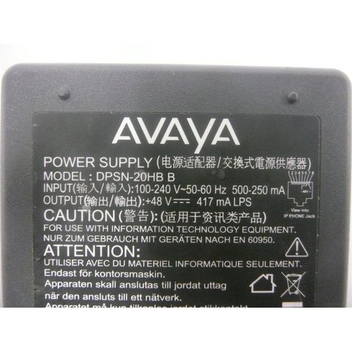 Avaya 1151D1 700434897 Power Injector (Power Supply)