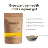 Florasophy Firm Up Organic Soluble Fiber Supplement for Digestive Gut Health, Diarrhea Control & IBS Relief, Gluten Free Vegan Prebiotic Powder, One Month Supply