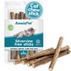 AmeizPet Silvervine Cat Teeth Cleaning Dental Sticks, Matatabi Dental Care, Cat Chew Toy 6 Pcs