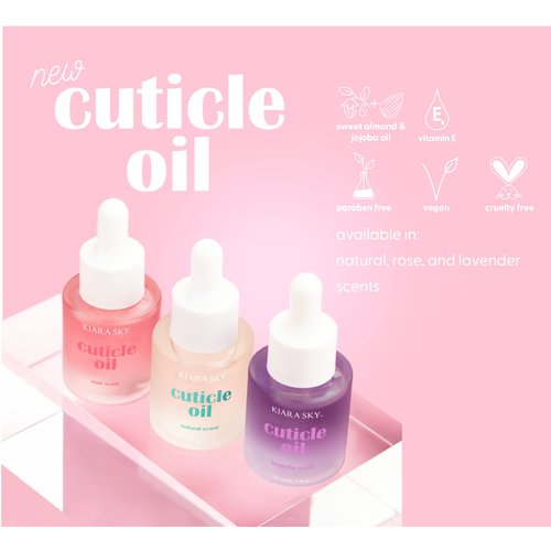 Kiara Sky Hydrating Nail and Cuticle Oil .7 fl oz (Rose)