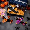 Halloscume 40 Sets Halloween Foam Glider Planes with Cards for Friends Bulk Lightweight Flying Airplane Gliders Toys for Halloween Party Gifts Classroom Prizes Halloween Party Favor and Supplies