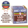 Licks Pill-Free Dog Joint and Heart - Glucosamine & Omega 3 Fish Oil Supplement for Dogs - Inflammation Supplements for Joint Support - Gel Packets - 10 Use