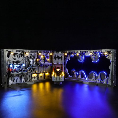 YEABRICKS LED Light for Lego-76252 DC Batcave-Shadow Box Building Blocks Model (Lego Set NOT Included)