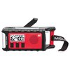 Midland - ER310PRO, Portable Emergency Bluetooth Weather AM/FM Radio with 10,000 mAh Power Bank - Multiple Power Sources, SOS Flashlight, Ultrasonic Rescue Dog Siren, & NOAA Weather (Red/Black)