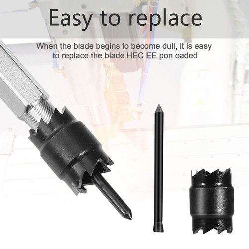 14-Pack Spot Weld Cutter Sets Double Sided, 3/8" HSS Spot Weld Cutter Remover Drill Bits Hex Sheet Metal Hole Cutter Remover for Power Drill Spot Welding