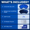 Cooling Eye Mask | Gel Eye Mask for Migraines, Dry Eyes, Puffiness, Dark Circles| Reusable Cold Eye Mask| Eye Ice Pack After Surgery| Bead Ice Face Cold Therapy Compress Sinus |Headaches|Sleep Mask