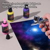 ARTME 24 Colors Airbrush Paint Set Include Metallic and Neon Colors, Opaque & Water Based Acrylic Paint, Leather & Shoe Airbrush Paint Kit for Artists, Beginners, and Students