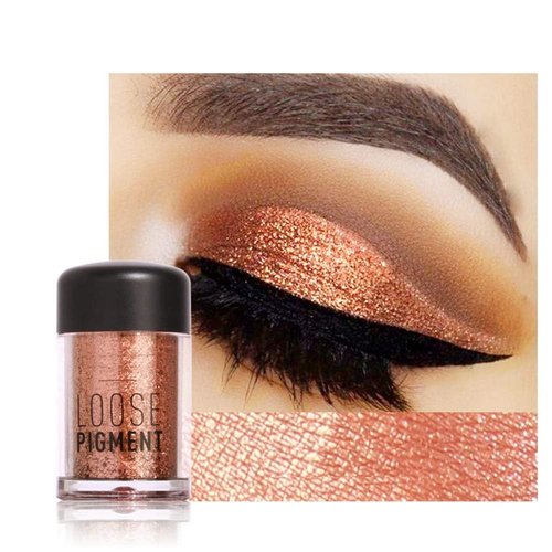 Kuuleyn Glitter Eyeshadow, Eye Shadow,12 Colors Glitter Eyeshadow Beauty Eyes Pigment Powder Lips Loose Makeup Cosmetics (#2)