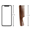 THE Unltd India Handmade Neem wooden Comb For Detangling Long, Thick and Wavy Hair, Wide Tooth Structure for Gentle Grooming Anti Static, Hair Comb for Men, Women and Kids (Fine Teeth)