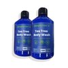 SimplyZen Tea Tree Oil Body Wash Soap With Peppermint And Aloe Vera - Helps Body Odor, Ringworm, & Skin Irritations (2)