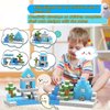 Magnetic Building Blocks,Build Mine Magnet Magic World Set,Kids STEM Magnetic Tile Building Blocks Brain Development,Sensory Toys,Magnetic Building Toys for,3 4 5 6 7 8 9 10+ Years Boys Girls