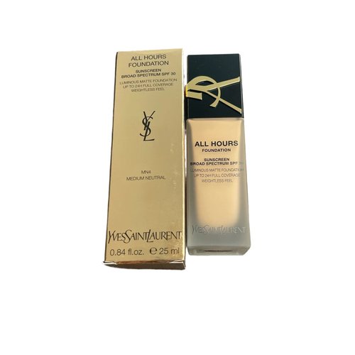 YSL All Hours Luminous Matte Foundation (MN4)