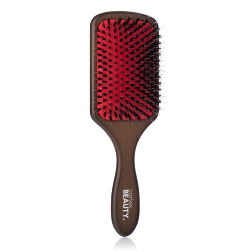 Cortex Beauty 3.5" Professional Paddle Brush Amber Wood