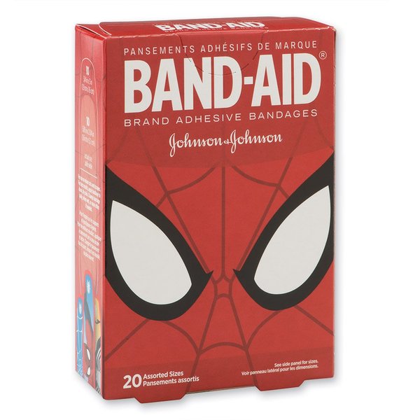 SmileMakers Band-Aid® Spider-Man Bandages - First Aid Supplies - 20 per Pack