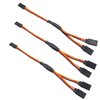 Vgoohobby 5PCS 150mm Servo Splitter Cable,1 Male to 2 Female JR Style Servo Y Harness Cables Extension Lead Wire for RC Cars Airplane Helicopter Drone