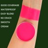 Depvision Professional Oil Based Neon Face Paint Body Paint Waterproof UV Face painting Makeup for Kids and Adults Single Color Halloween SFX Party 30g (UV Magenta)