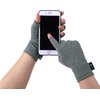 Duerer Arthritis Compression Gloves Women Men for RSI, Carpal Tunnel, Rheumatiod, Tendonitis, Fingerless Gloves for Computer Typing and Dailywork (Gray, M)
