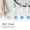 Brushmo Replacement Toothbrush Heads Compatible with Phillips Sonicare Electric Toothbrush Value Pack (8+2).