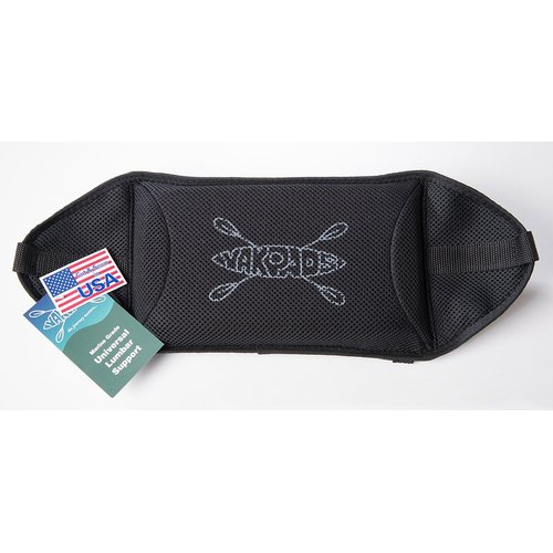 Yakpads Lumbar Cushioned Seat Pad, Gel Seat Pad for Kayaks, Portable Seat Cushion for Outdoor Watersports and Recreation - Cascade Creek (Lumbar)