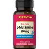 Lindberg L Glutamine Capsules | 500mg | 100 Count | Naturally-Occuring Amino Acid | Non GMO, Gluten Free Supplement