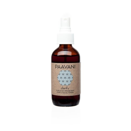 PAAVANI Ayurveda Clarifying Toner - 100% Organic Made in USA - Ayurvedic Skincare for Acne Prone Skin -, 4 oz