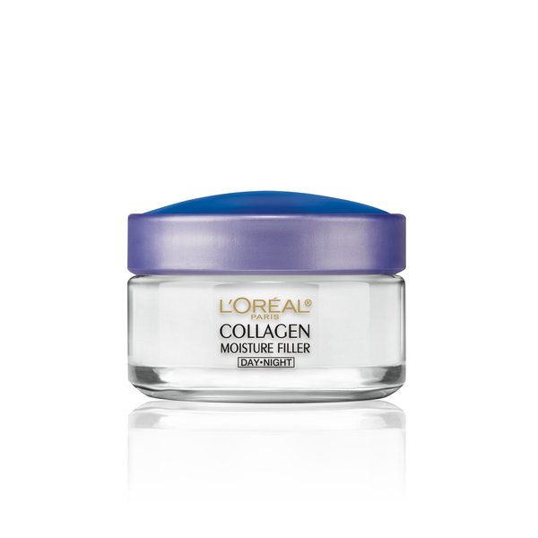 Dermatologist-tested L'Oreal Paris Collagen Moisture Filler Anti Aging Night Face Cream, 1.7 oz.