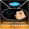 DenTek Floss Threaders | For Braces, Bridges, and Implants | 50 Count (Pack of 1)