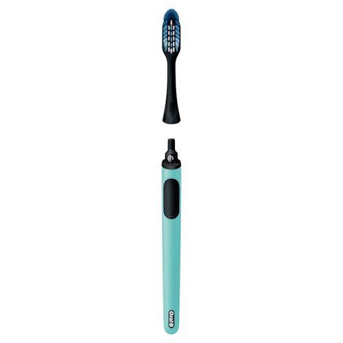 Oral-B Clic Manual Toothbrush, Teal, with Replaceable Brush Head - 1 Count, 1.0 Count