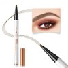 2024 New Waterproof Microblading Eyebrow Pen, 3D Microblading Eyebrow Pencil, 4-Tip Microblading Eyebrow Pen, Long-lasting Natural Makeup Fine Stroke Magic Eyebrow Pencil