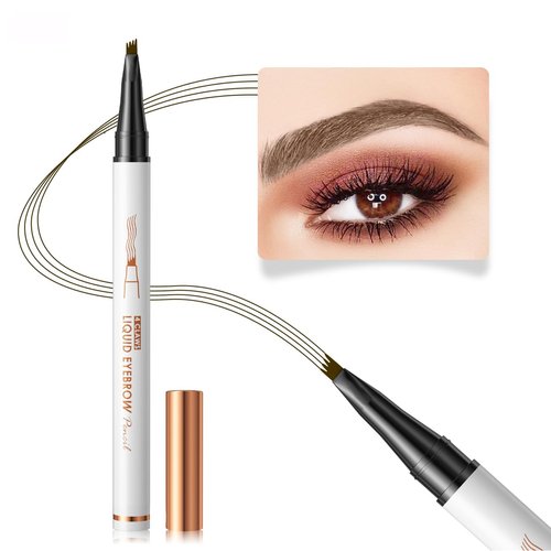 2024 New Waterproof Microblading Eyebrow Pen, 3D Microblading Eyebrow Pencil, 4-Tip Microblading Eyebrow Pen, Long-lasting Natural Makeup Fine Stroke Magic Eyebrow Pencil