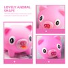 NUOBESTY Squeezing Pig Animal Squeeze Stick Out Slow Rising Piggy Screaming for Decompression Relief Pink Stongue Squeaky Doll Party Favors