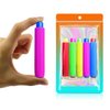 5 Pieces Colorful Plastic Chalk Holders，Blackboard Adjustable Set for Teachers Kids School Office Drawing Board，It protects your hands from direct contact with chalk, 5 Count (Pack of 1)