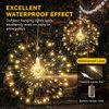 8 Pack Firework Lights 120 LED Copper Wire Firework Lights, 8 Modes Dimmable String LED Lights with Remote Control,Waterproof Hanging Fairy Lights for Party,Home,Christmas,Garden Outdoor Decoration