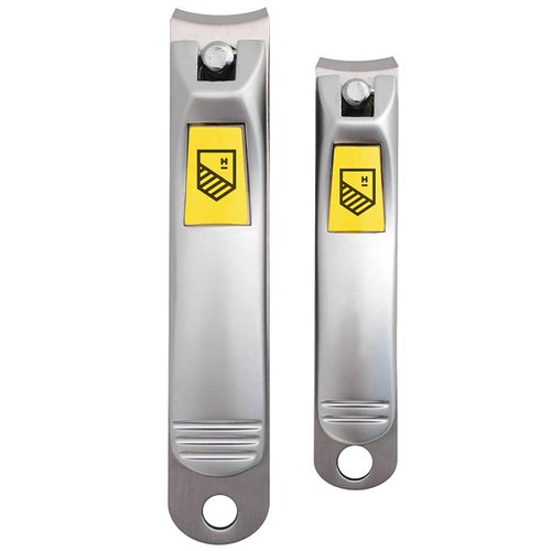Nail Clippers Set - 2 Pack Stainless Steel Ingrown Toenail Tool, Professional Fingernail & Toenail Clippers for Thick Nails (Pedicure Nail Clippers)